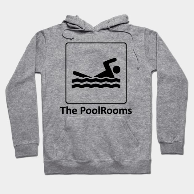 The PoolRooms - The Backrooms - Black Outlined Version Hoodie by Nat Ewert Art